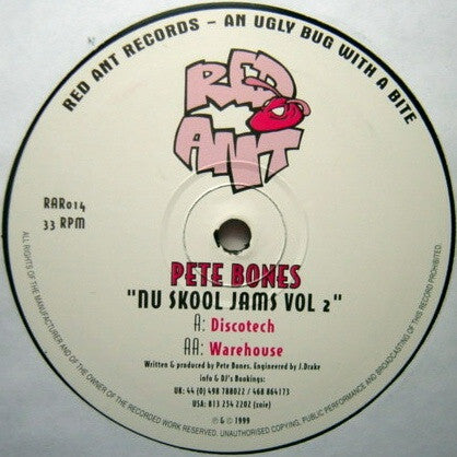 Pete Bones - Nu Skool Jams Vol. 2 (12")