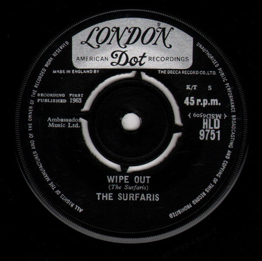 The Surfaris - Wipe Out (7", Single, RP)