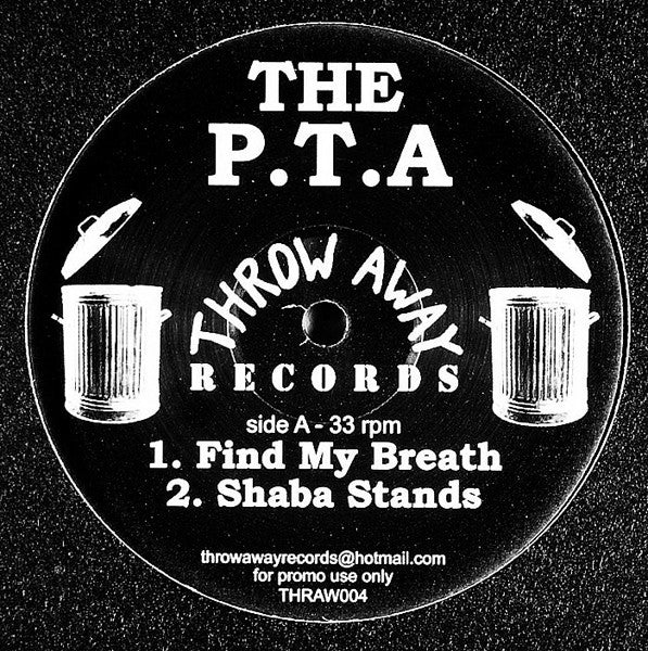 The P. T. A. - Find My Breath (12")