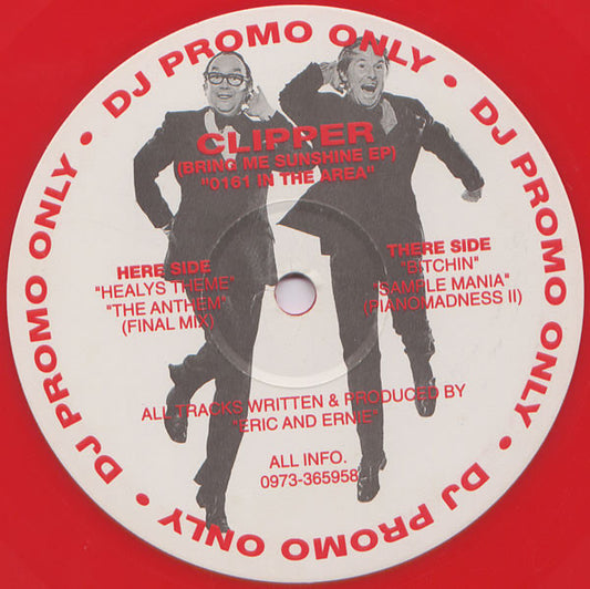 Clipper - Bring Me Sunshine EP (12", EP, Promo, Red)