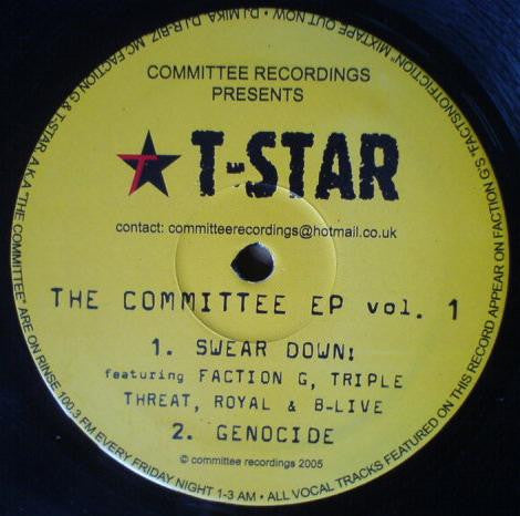 T-Star* / R-Biz - The Committee EP Vol. 1 (12", EP)