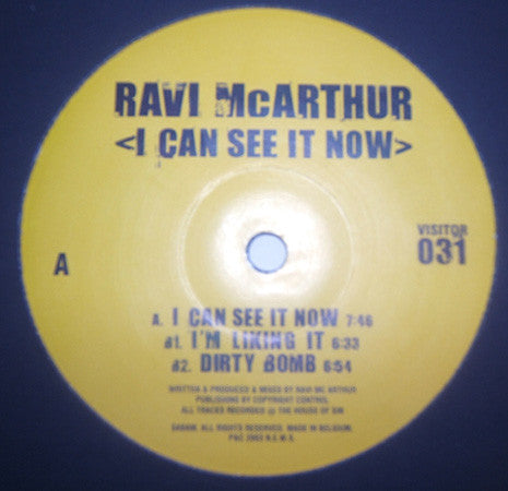 Ravi McArthur - I Can See It Now (12")