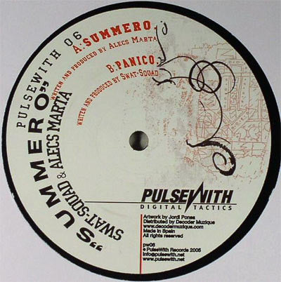 Swat-Squad & Alecs Marta - Summero / Panico (12")