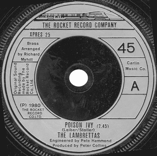 The Lambrettas - Poison Ivy (7", Single)