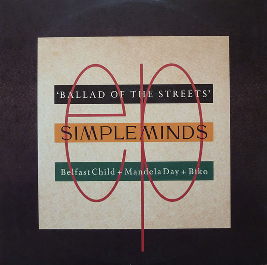 Simple Minds - Ballad Of The Streets (12", EP)