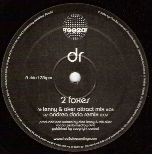 DR - 2 Foxes (12")