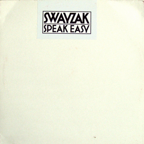 Swayzak - Speak Easy (12")
