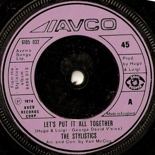 The Stylistics - Let's Put It All Together (7", Single)