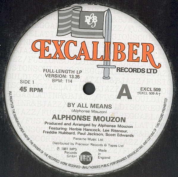 Alphonse Mouzon - By All Means (12")