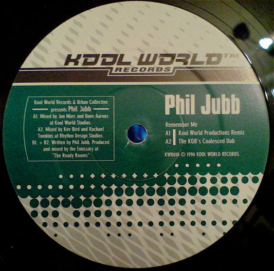 Phil Jubb - Remember Me (12")