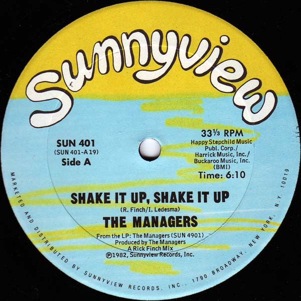 The Managers - Shake It Up, Shake It Up (12")