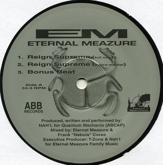 Eternal Meazure - Reign Supreme (12", Single)