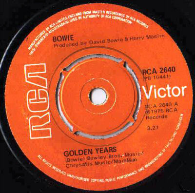 Bowie* - Golden Years (7", Single)
