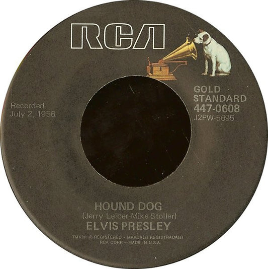 Elvis Presley - Hound Dog / Don't Be Cruel (7", Single, RE)