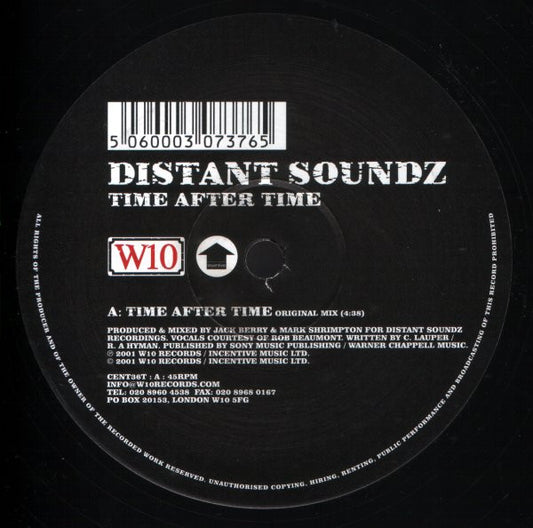 Distant Soundz - Time After Time (12")