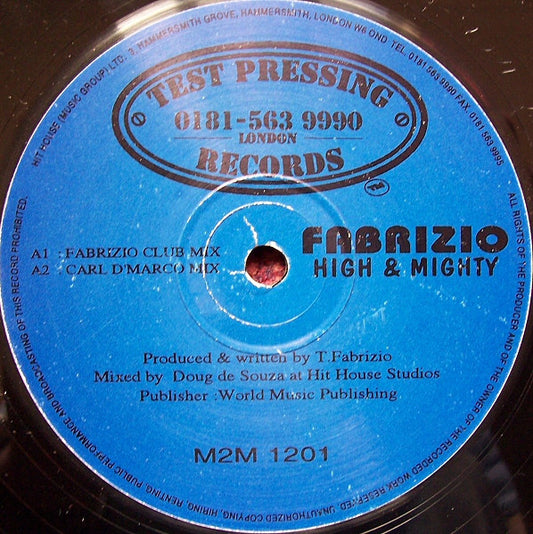 Fabrizio - High & Mighty (12")