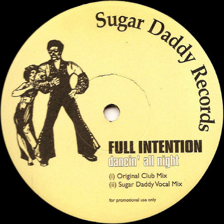 Full Intention - Dancin' All Night / In The Streets (12", Promo)