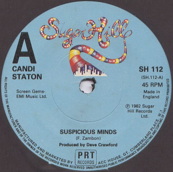 Candi Staton - Suspicious Minds (7", Single, Sol)