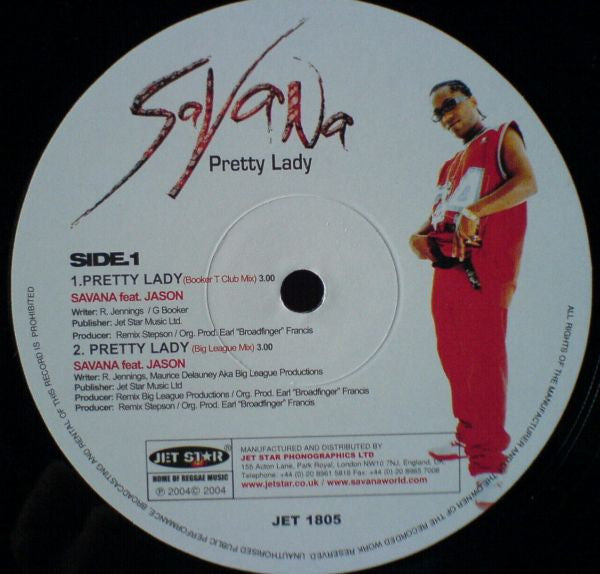 Savana (2) - Pretty Lady (12")