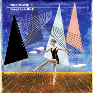 Icehouse - Hey Little Girl (7", Single, Blu)