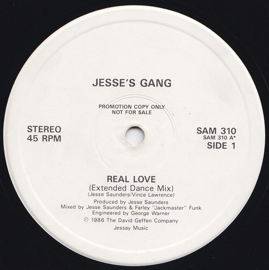 Jesse's Gang - Real Love (12", Promo)