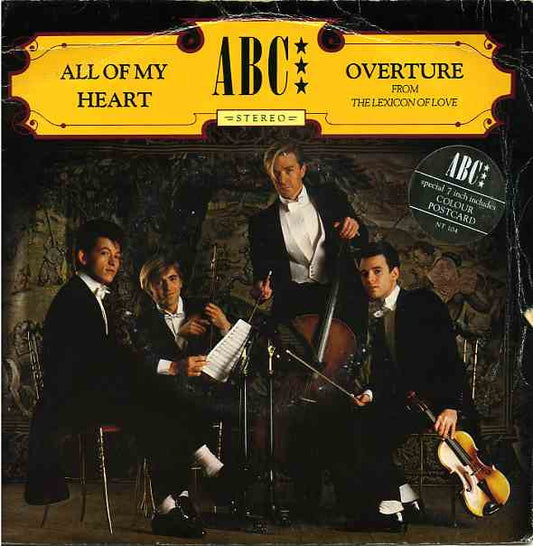 ABC - All Of My Heart / Overture (From The Lexicon Of Love) (7", Single, Pap)