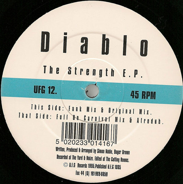 Diablo (9) - The Strength E.P. (12", EP)