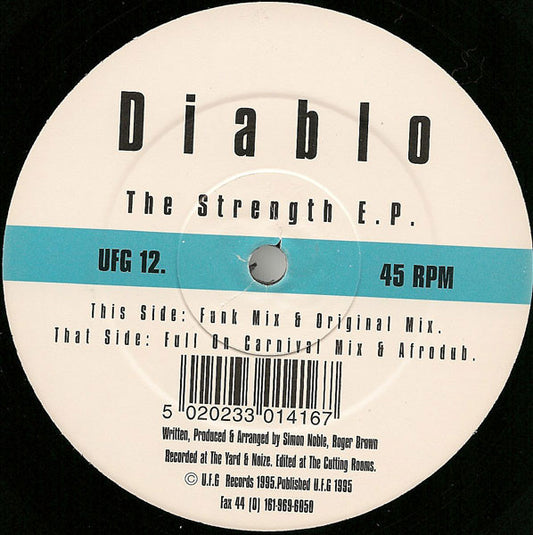 Diablo (9) - The Strength E.P. (12", EP)