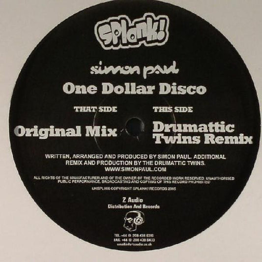 Simon Paul - One Dollar Disco (12")