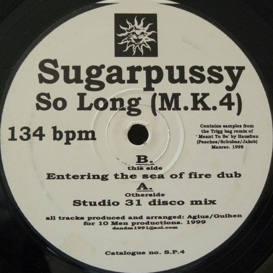 Sugarpussy - So Long (M.K.4) (12")
