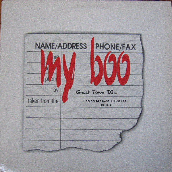 Ghost Town DJ's - My Boo (12", Single)