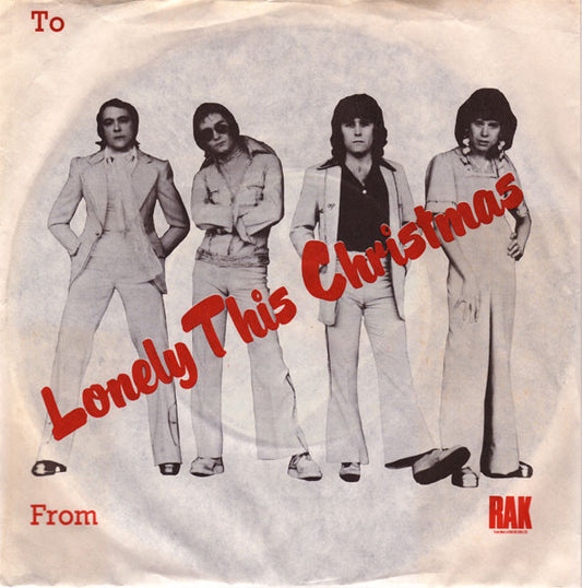 Mud - Lonely This Christmas (7", Single)