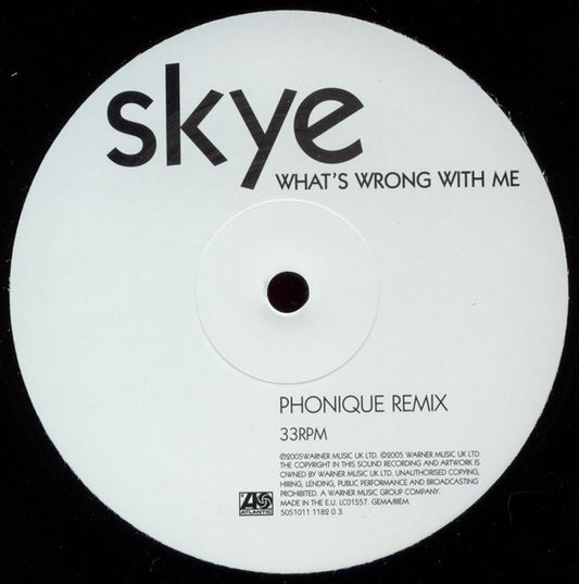 Skye (6) - What's Wrong With Me (12")