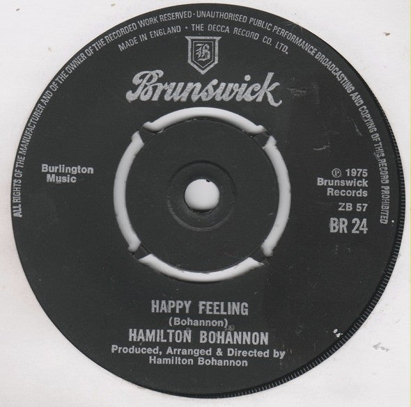 Hamilton Bohannon - Happy Feeling (7", Single)