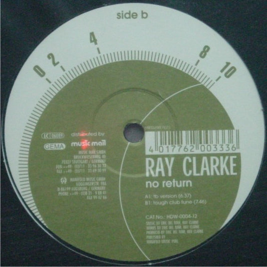 Ray Clarke - No Return (12")