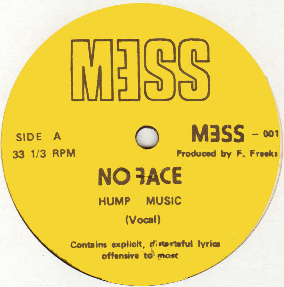 No Face (5) - Hump Music (12")