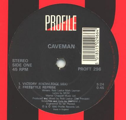 Caveman - Victory (12", Single)
