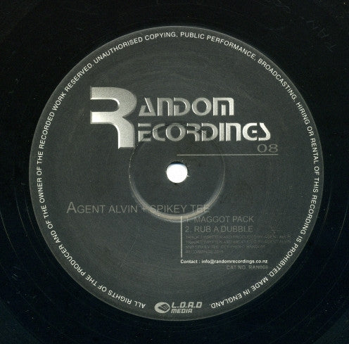 Agent Alvin - Maggot Pack / Rub A Dubble (12")