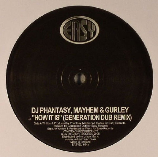 DJ Phantasy, Mayhem* & Gurley* / Weva - How It Is (Generation Dub Remix) / Show Stoppa (12", Single)