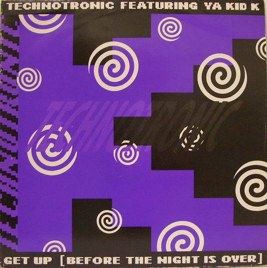 Technotronic Featuring Ya Kid K - Get Up (Before The Night Is Over) (12", Single, Pic)