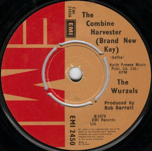 The Wurzels - The Combine Harvester (Brand New Key) (7", Single, Amb)