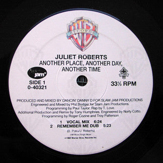 Juliet Roberts - Another Place, Another Day, Another Time (12")