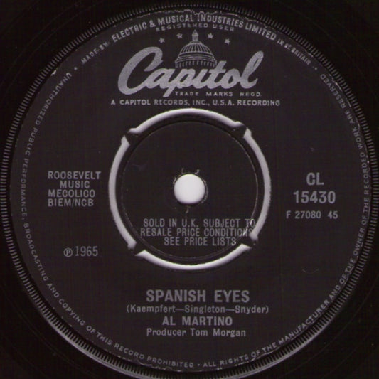 Al Martino - Spanish Eyes (7", Single)