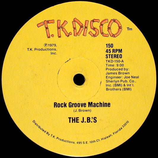 The J.B.'s - Rock Groove Machine / Rock (12")