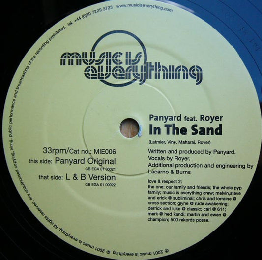 Panyard Featuring Royer* - In The Sand (12")