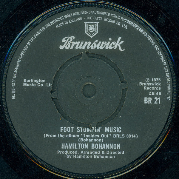 Hamilton Bohannon - Foot Stompin' Music (7", Single)