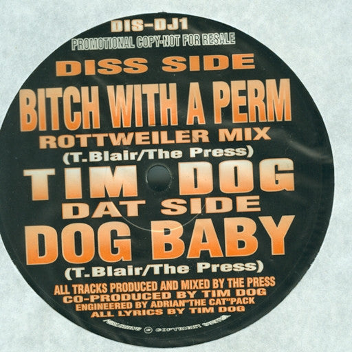 Tim Dog - Bitch With A Perm (2x12", Promo)