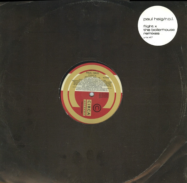 Paul Haig - Flight X (The Boilerhouse Remixes) (12")