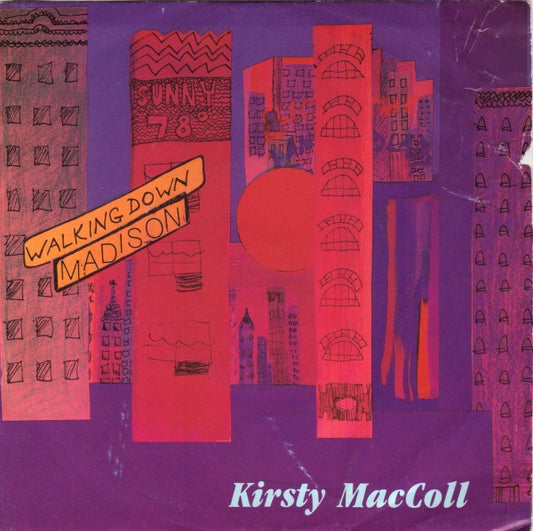 Kirsty MacColl - Walking Down Madison (7", Single, Inj)