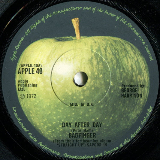 Badfinger - Day After Day (7", Single, Sol)